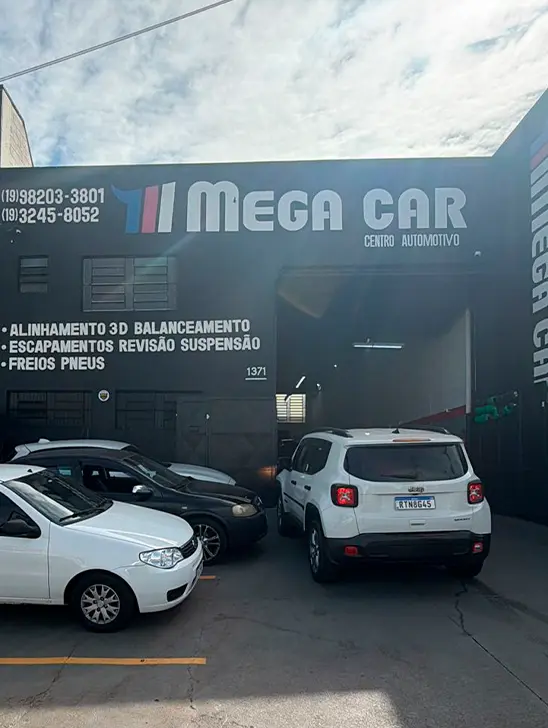 Fachada da Mega Car Centro Automotivo